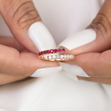 Ruby Twist Ring