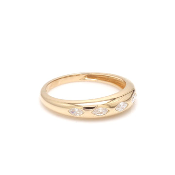 Diamond Marquise Mini Chunky Ring