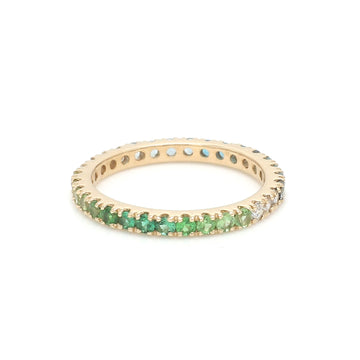 Blue Green Ombre Ring
