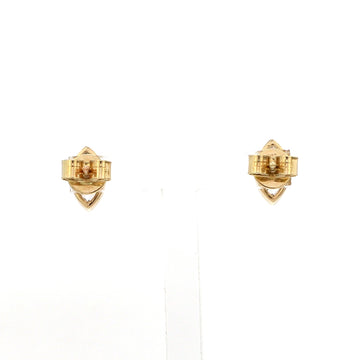 Lab Grown Marquise Diamond Stud Earrings  Gold – Bezel Set Studs Earrings Gold