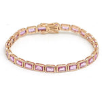 Pink Sapphire Bracelet