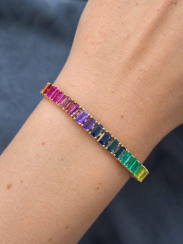 Rainbow Gemstone Bracelet