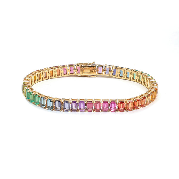 Rainbow Gemstone Bracelet