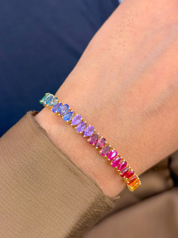Rainbow Gemstone Bracelet