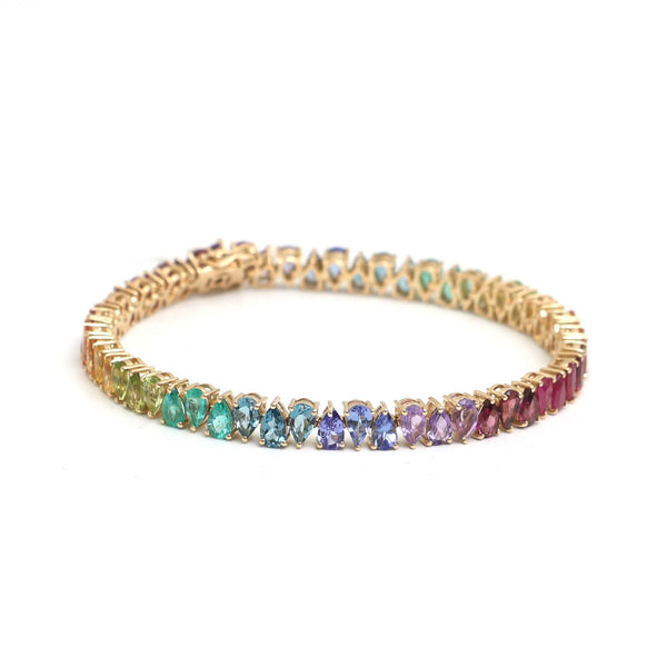 Rainbow Gemstone Bracelet