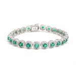Emerald Diamond Bracelet