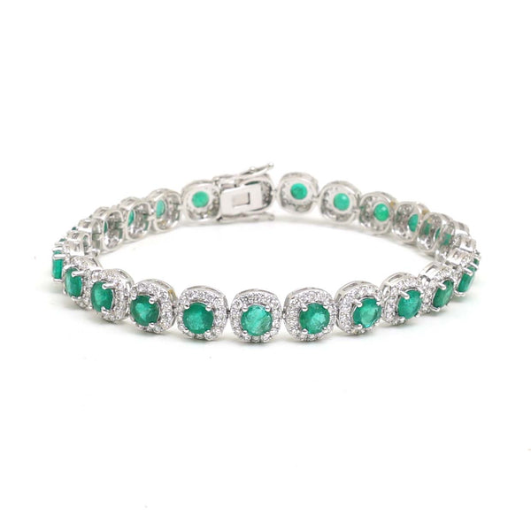 Emerald Diamond Bracelet