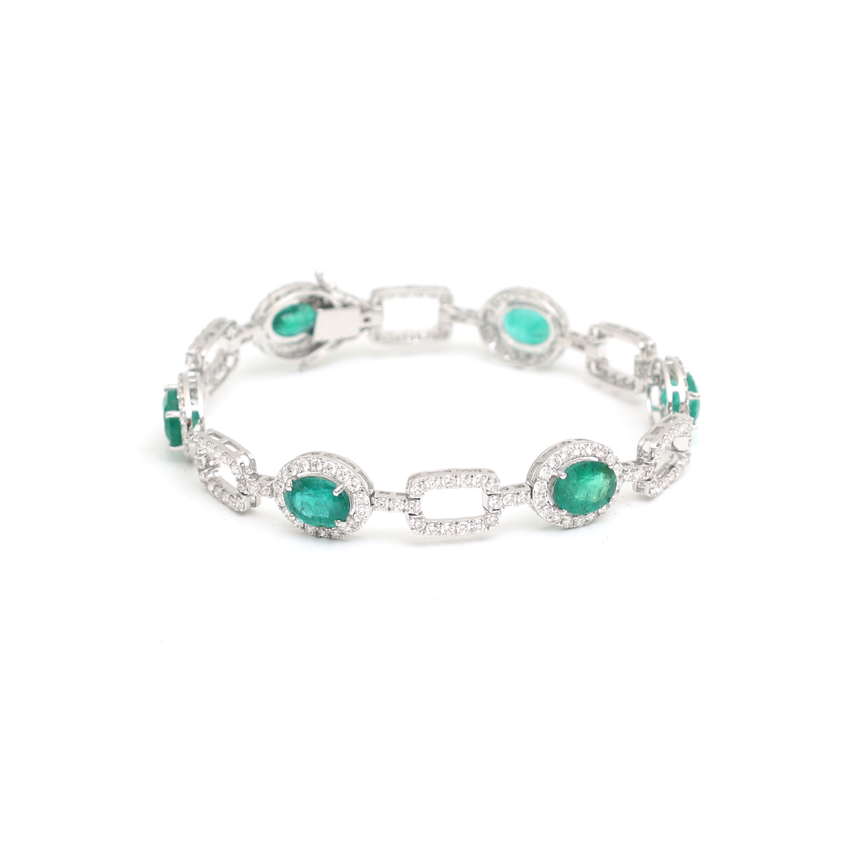 Emerald Diamond Bracelet