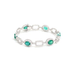 Emerald Diamond Bracelet