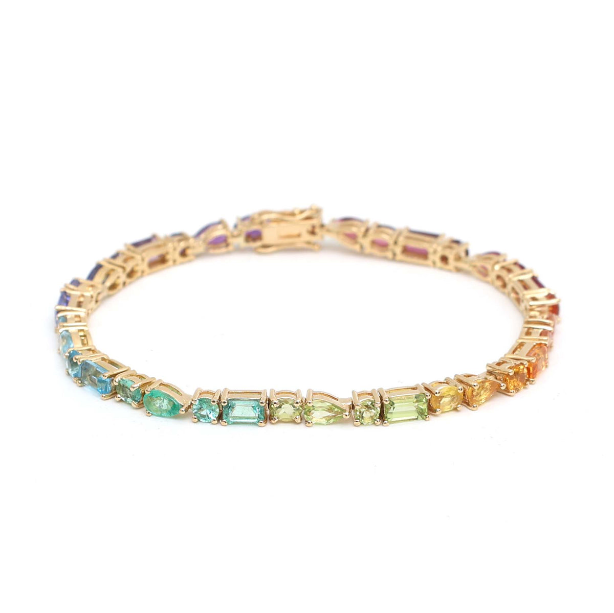 Rainbow Gemstone Bracelet