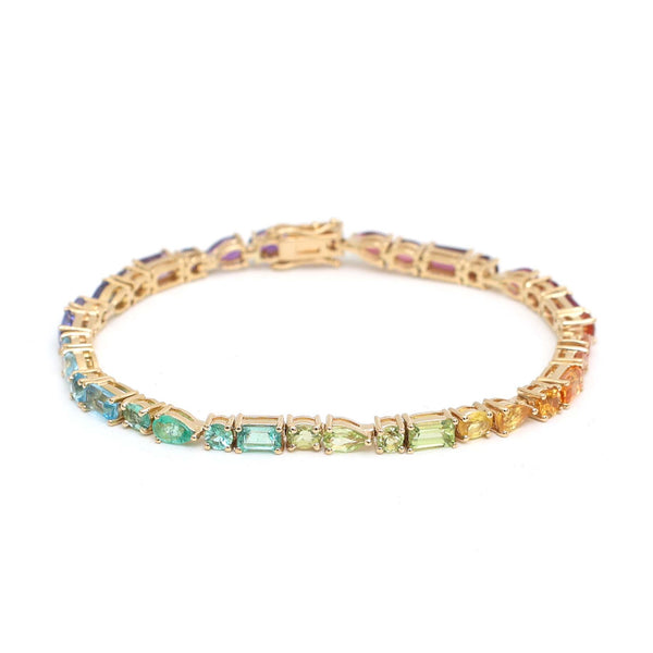 Rainbow Gemstone Bracelet