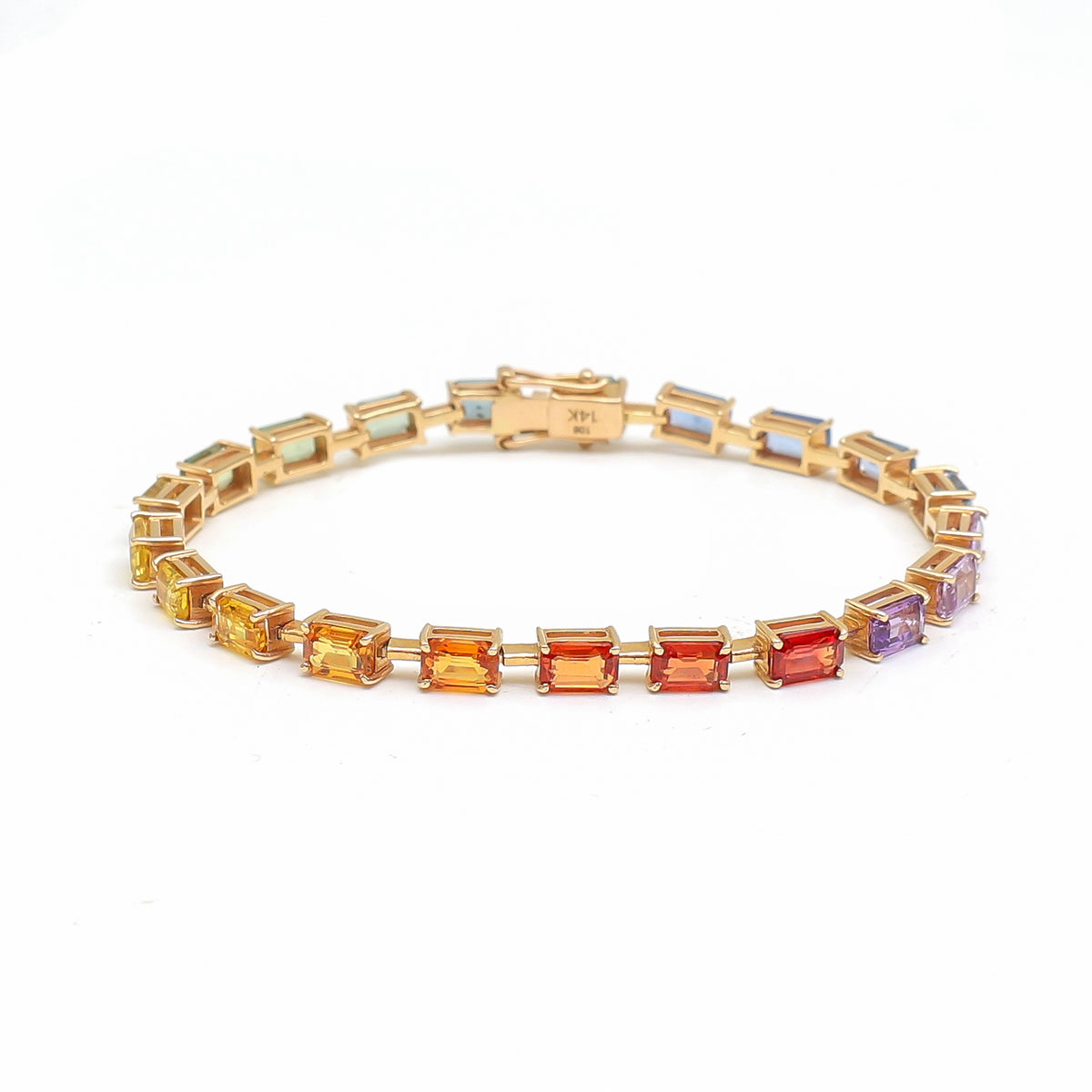 Rainbow Sapphire Bracelet