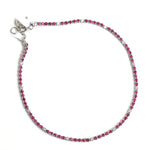 Pink Sapphire Diamond Bracelet