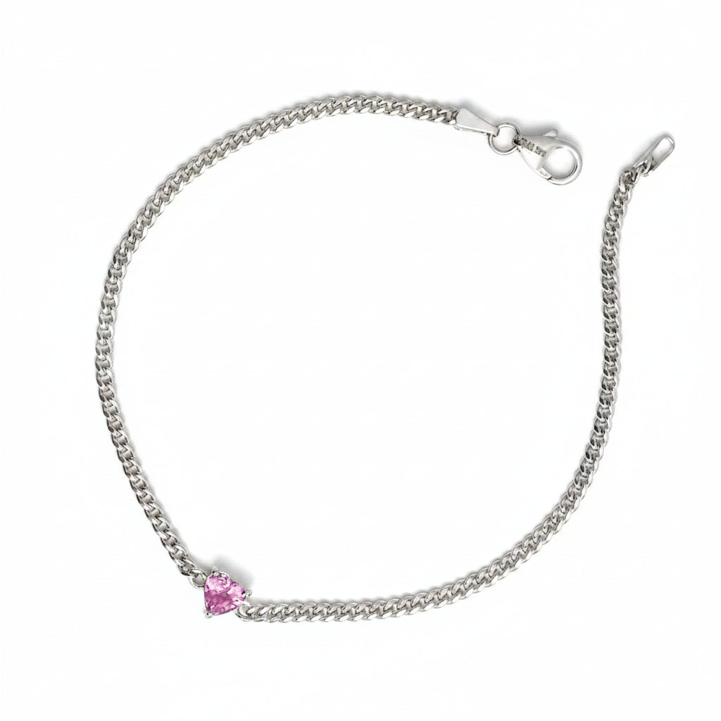 Pink Sapphire Bracelet