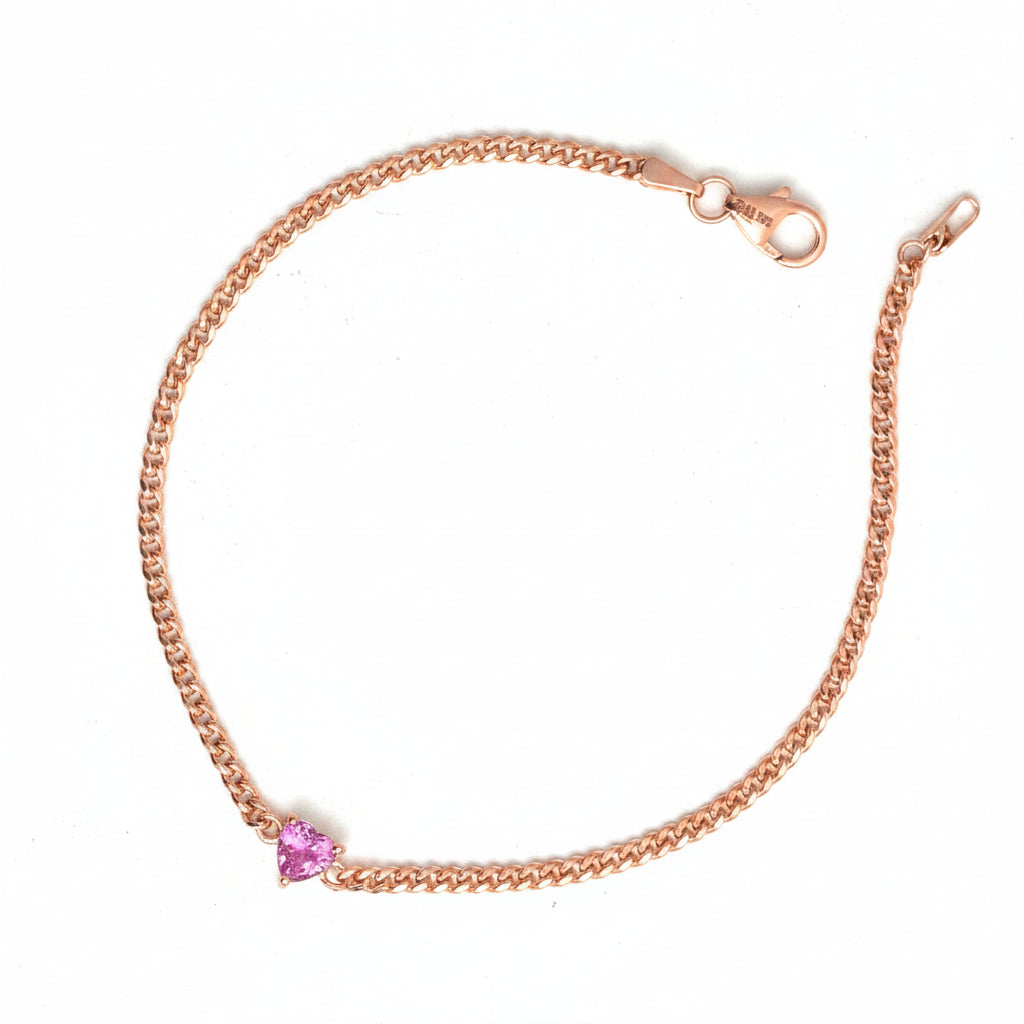Pink Sapphire Bracelet