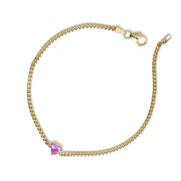 Pink Sapphire Bracelet