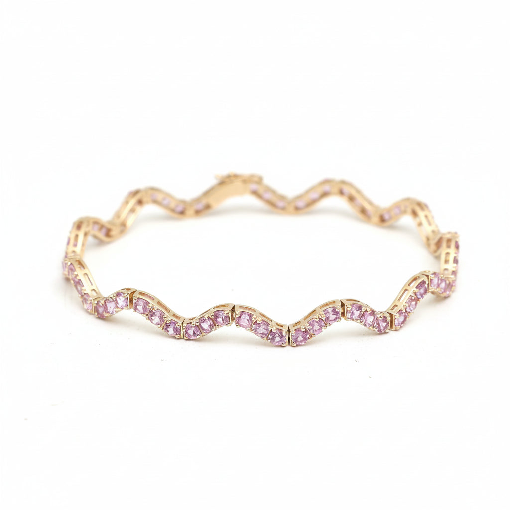 Pink Sapphire Bracelet