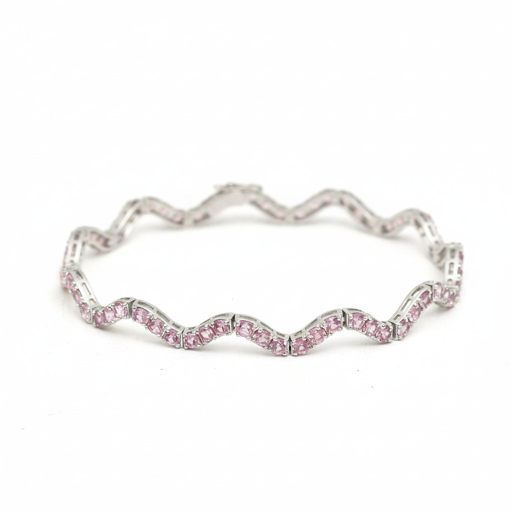 Pink Sapphire Bracelet
