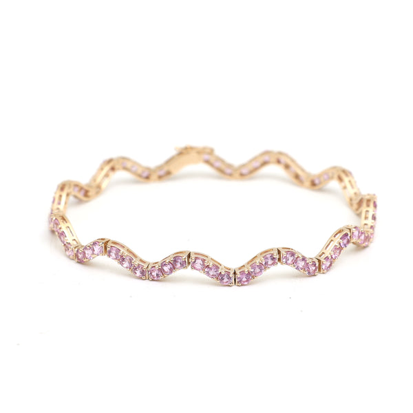 Pink Sapphire Bracelet