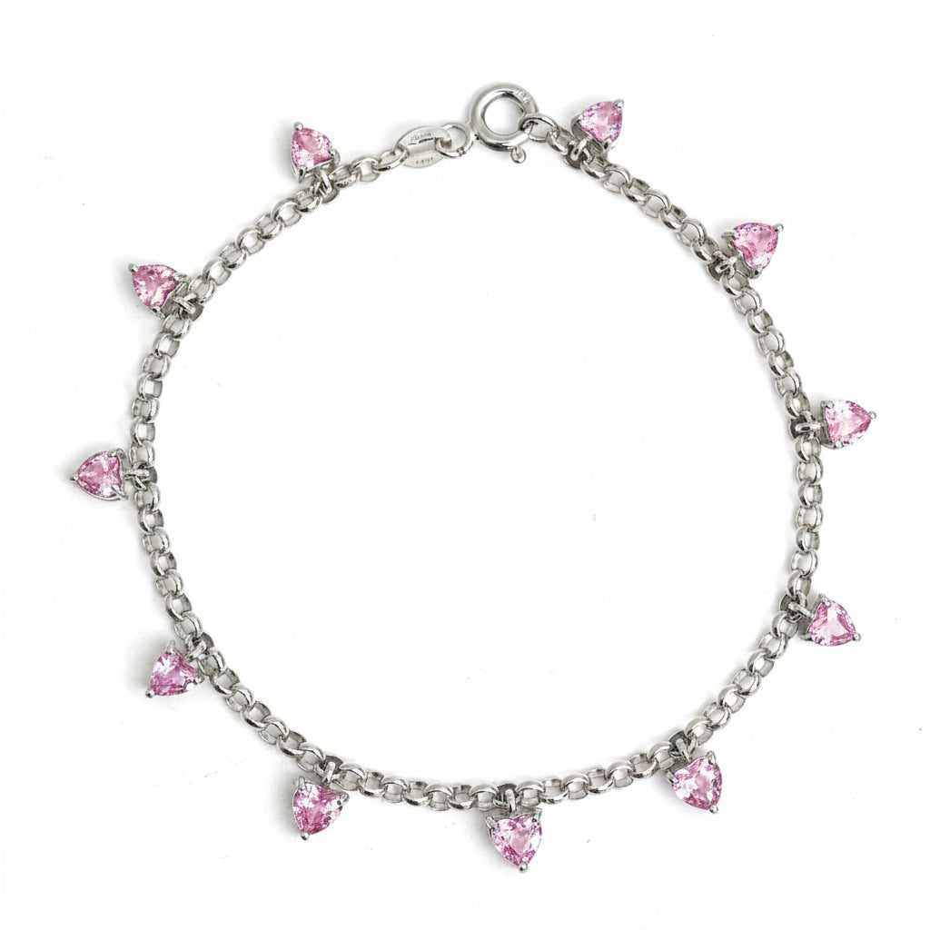 Pink Sapphire Bracelet