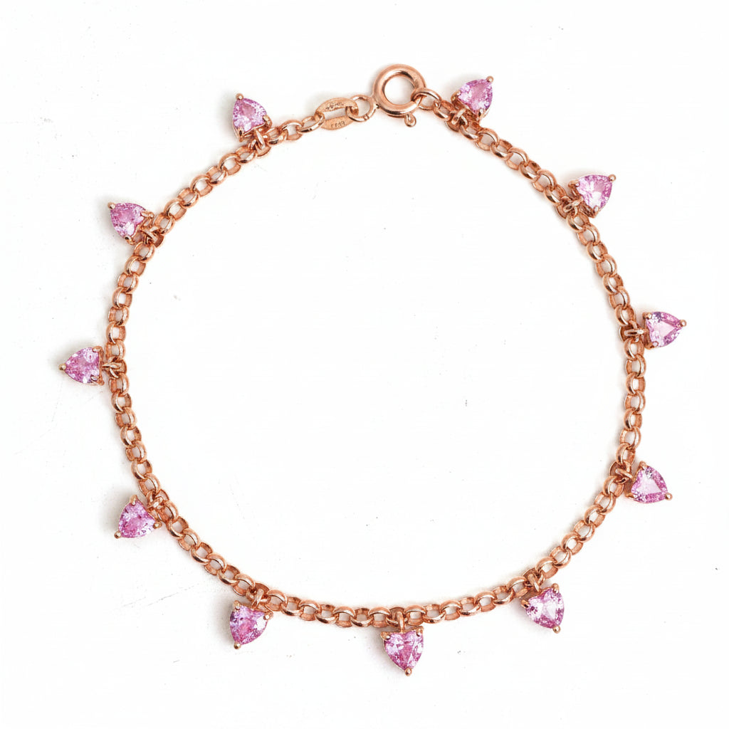 Pink Sapphire Bracelet