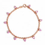 Pink Sapphire Bracelet