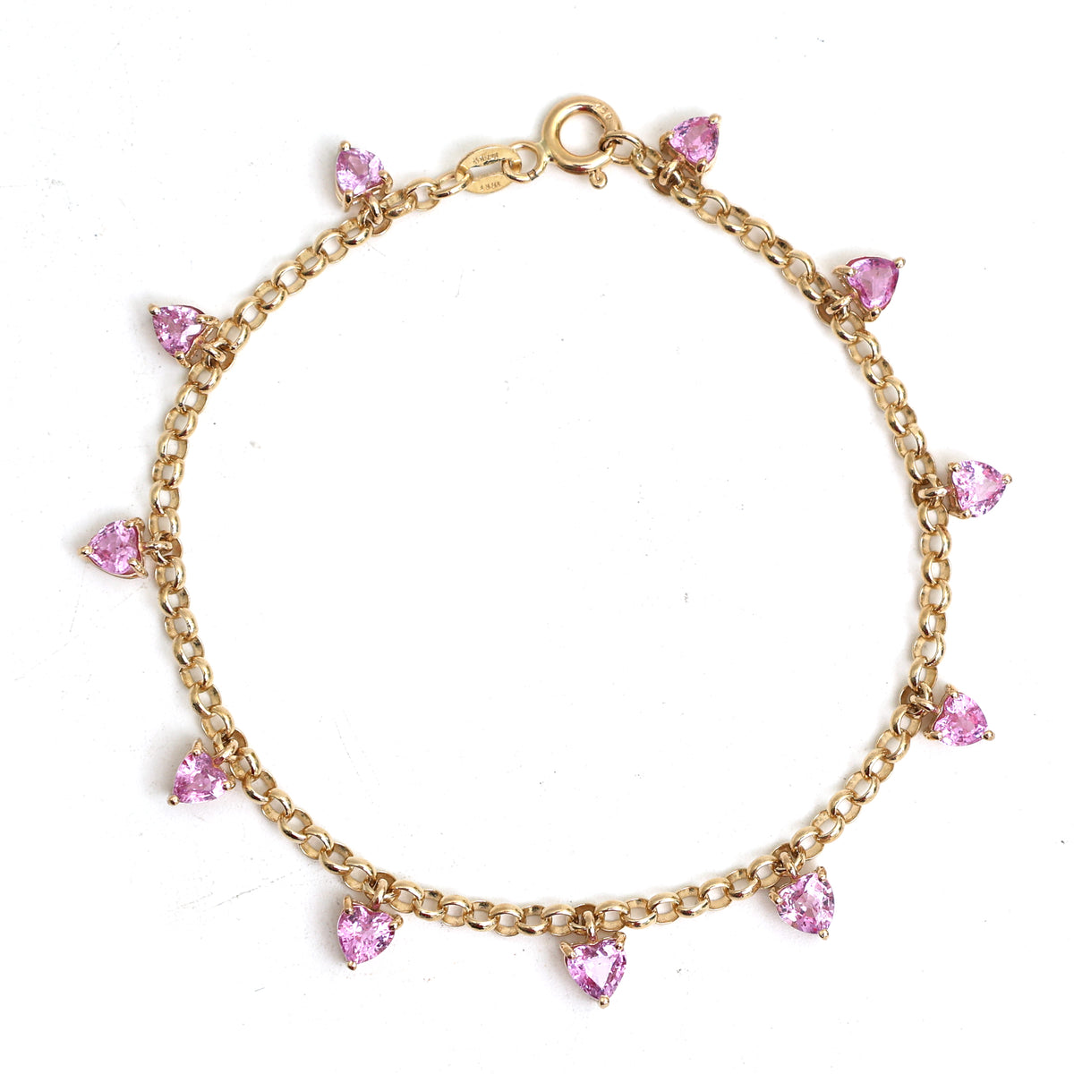 Pink Sapphire Bracelet