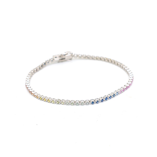 Rainbow Sapphire Bracelet