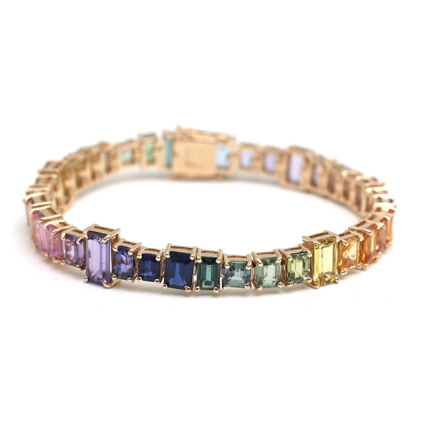Rainbow Gemstone Bracelet