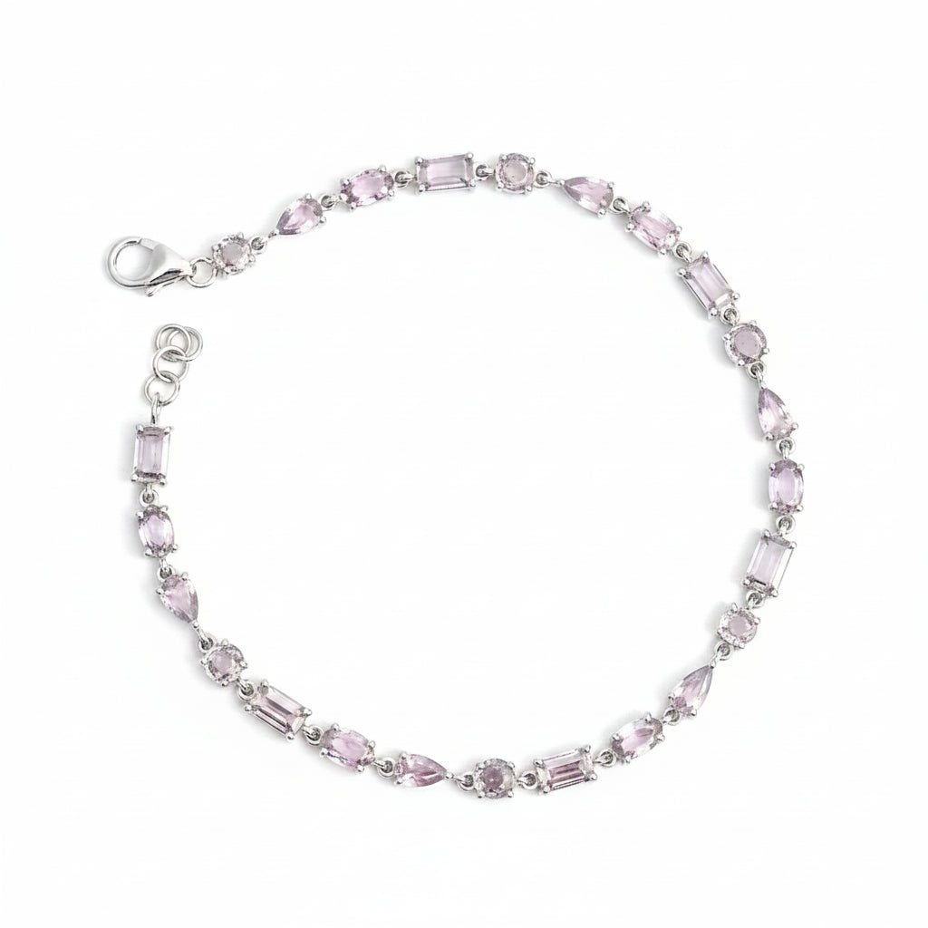 Pink Sapphire Bracelet