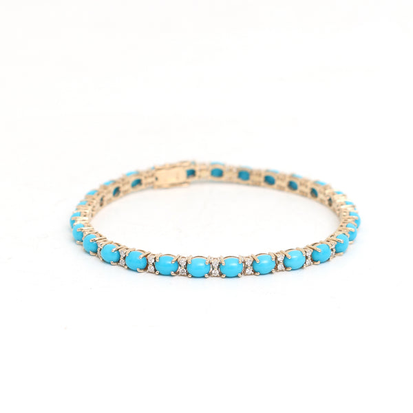 Turquoise Diamond Bracelet