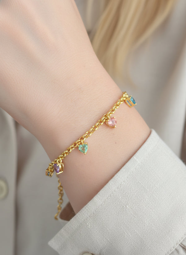 Rainbow Sapphire Bracelet