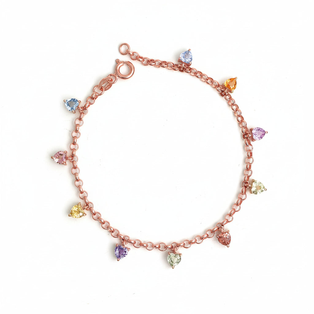 Rainbow Sapphire Bracelet