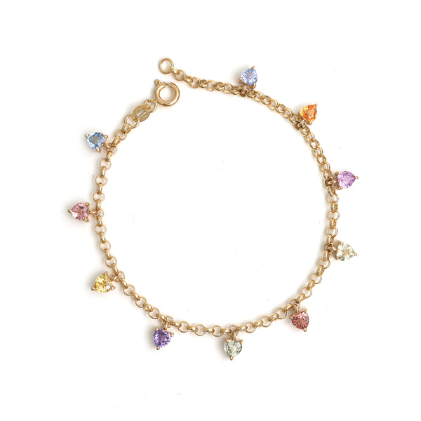 Rainbow Sapphire Bracelet