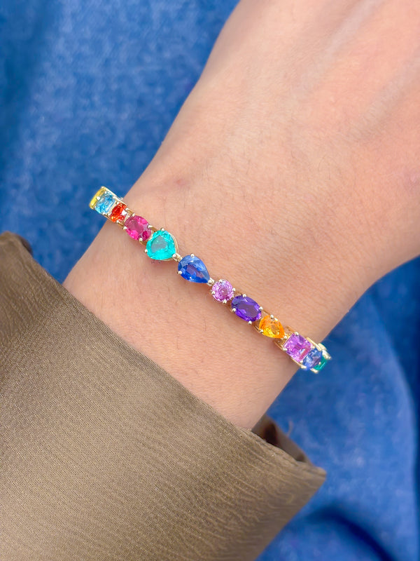 Rainbow Gemstone Bracelet