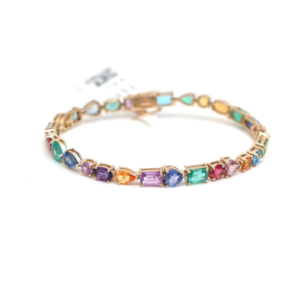 Rainbow Gemstone Bracelet