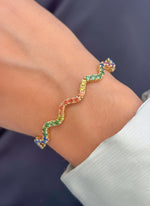 Rainbow Sapphire Bracelet