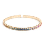 Rainbow Sapphire Bracelet
