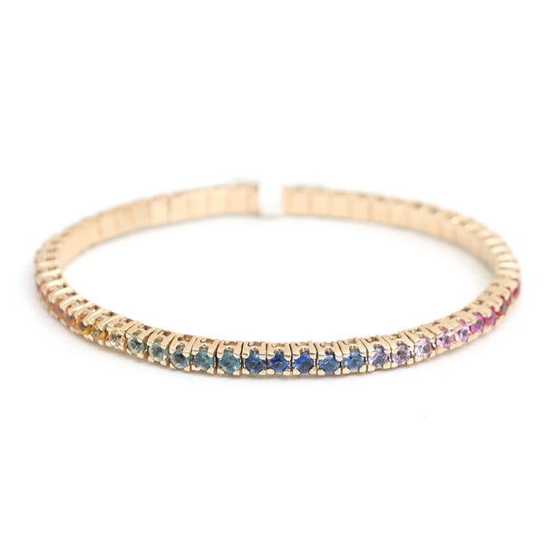 Rainbow Sapphire Bracelet