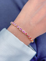 Rainbow Sapphire Bracelet