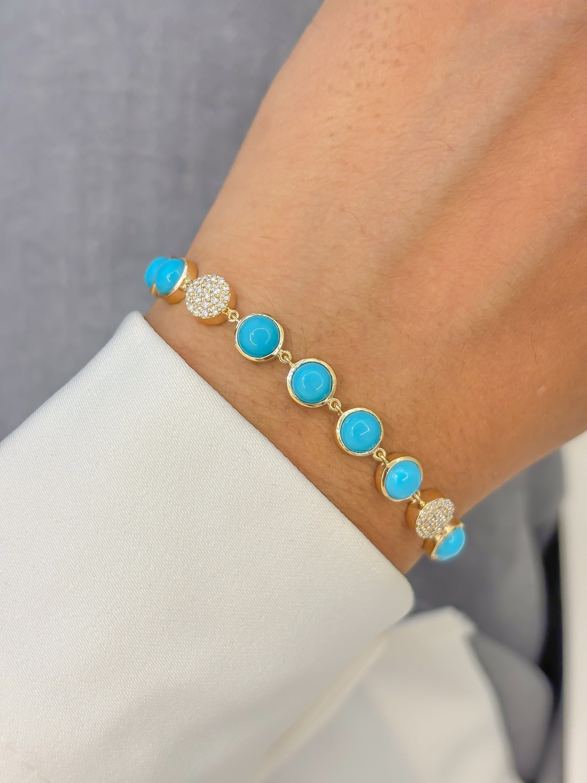 Turquoise Diamond Bracelet