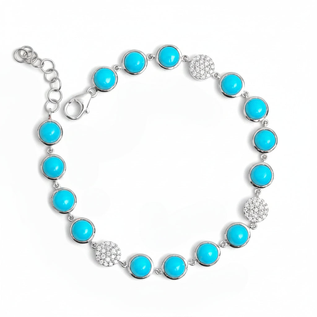Turquoise Diamond Bracelet