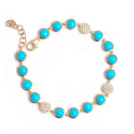 Turquoise Diamond Bracelet