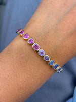 Rainbow Sapphire Bracelet