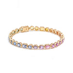 Rainbow Sapphire Bracelet