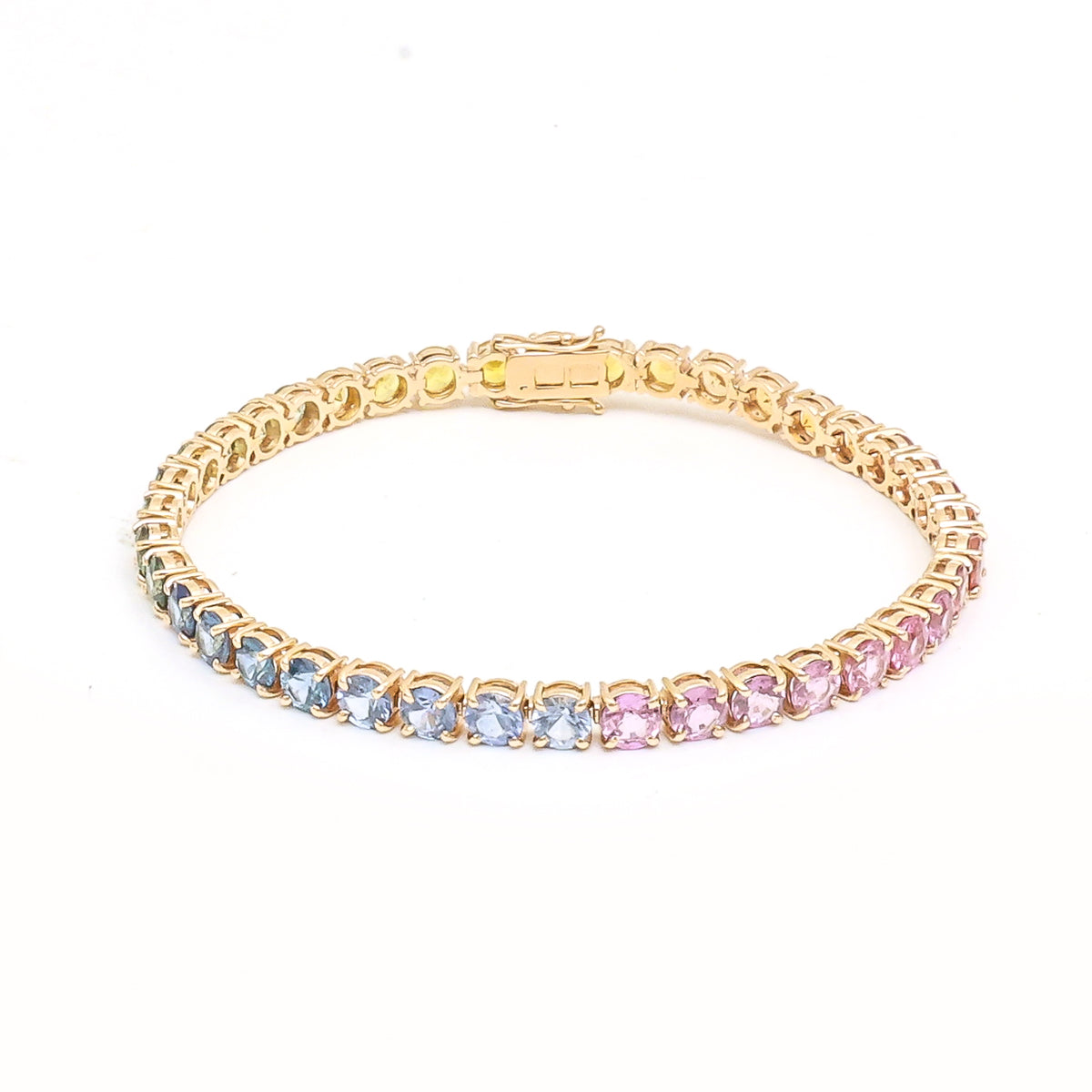Rainbow Sapphire Bracelet