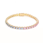 Rainbow Sapphire Bracelet