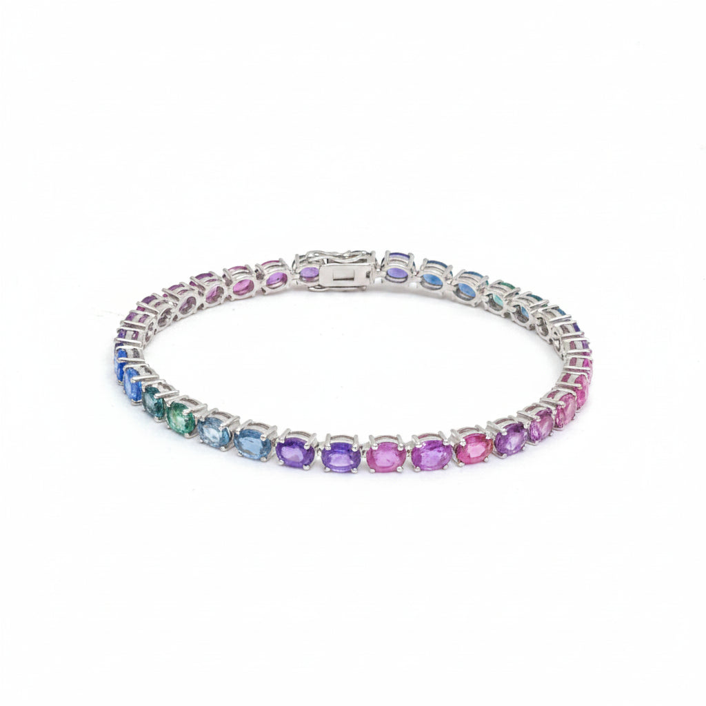 Rainbow Gemstone Bracelet