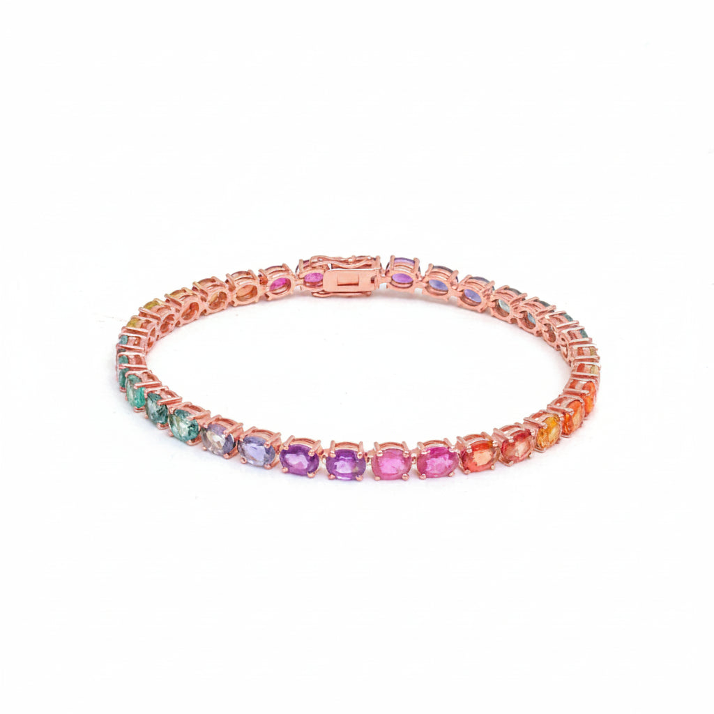 Rainbow Gemstone Bracelet