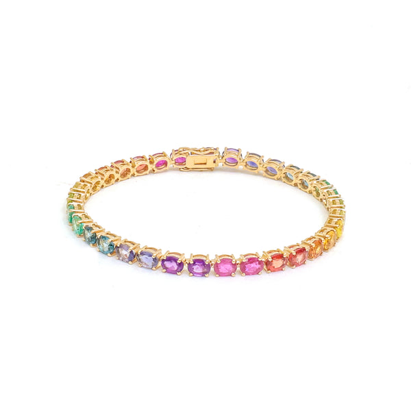 Rainbow Gemstone Bracelet